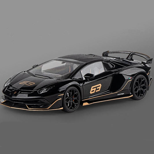 Lamborghini SVJ 63 Black Hidden Edition 1:18 Model Car image 0