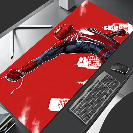 Superhero Spider City Design Gaming Desk Mat image 0
