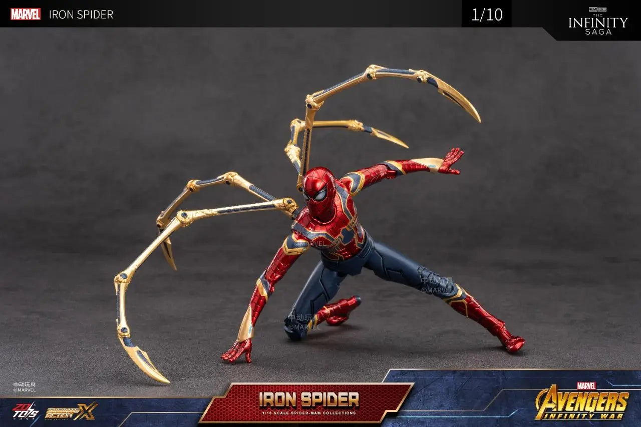 ZD Marvel Iron Spiderman Action Figure Toy image 9